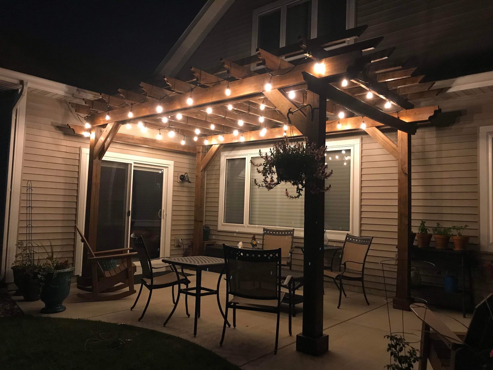 Custom pergola installation example 1